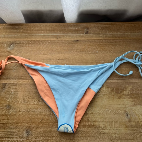 L* Space Orange and Blue Dani Classic Bikini Bottom Women's Small - Picture 6 of 9